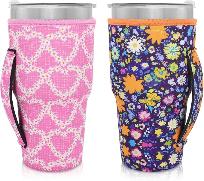 Neoprene Insulated Sleeves Cup Holder - 32oz Tumbler Cups by AJLTPA