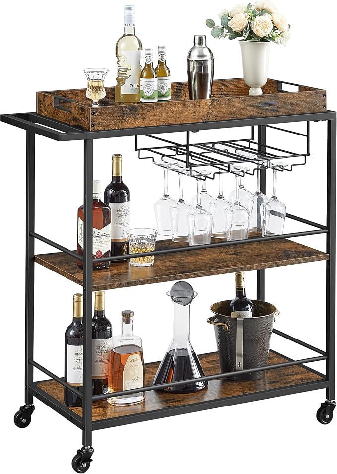 VASAGLE Kitchen Serving Cart by Unknown