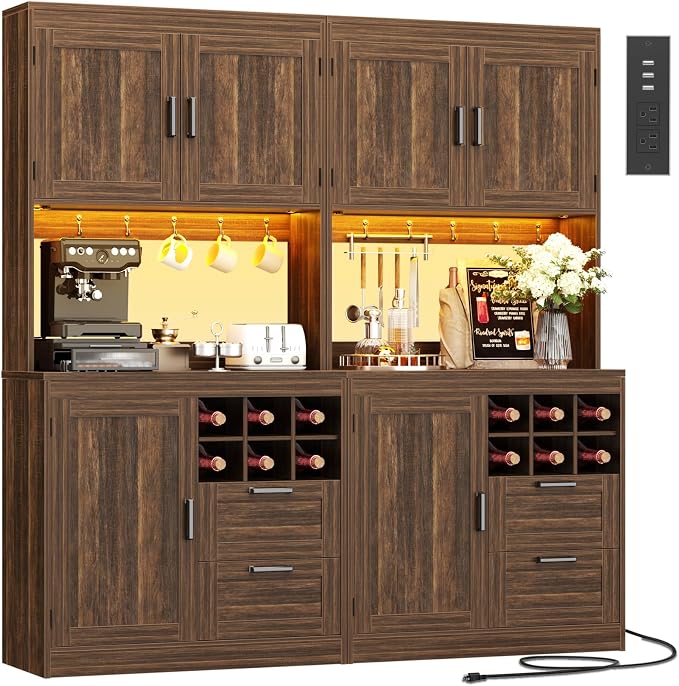 Unikito 72" Tall Kitchen Pantry Cabinet by Unikito