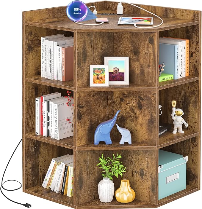 Aheaplus Corner Cabinet, Corner Storage by Aheaplus