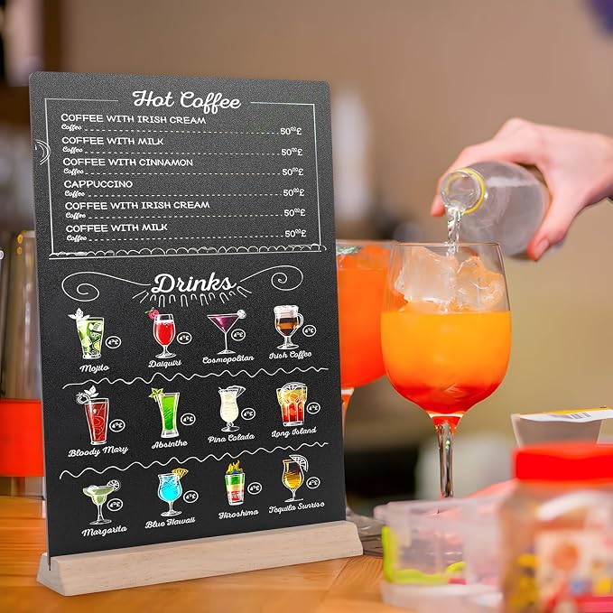8 x12 Inch Tabletop Chalkboard Sign - Image 2