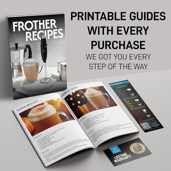 Zulay Kitchen Powerful Milk Frother Wand - Image 9