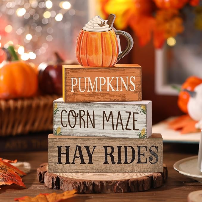 Lineshading 4 Pcs Fall Decorations - Image 2