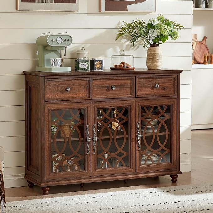 Joaxswe Farmhouse Sideboard Buffet Cabinet - Image 8