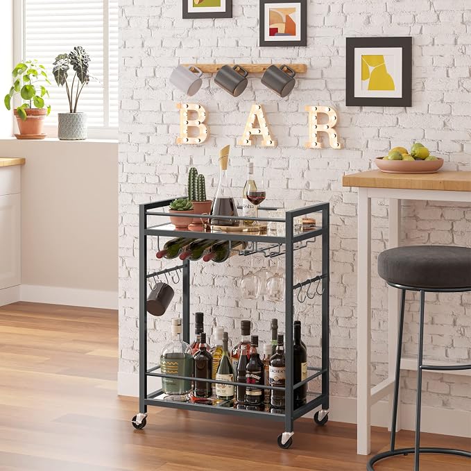 TUTOTAK Bar Cart, Serving Cart - Image 2