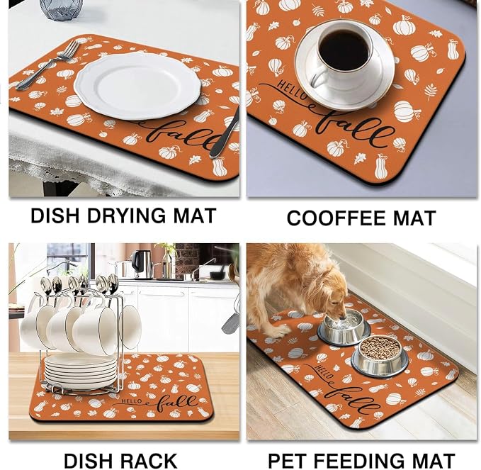 Fun Coffee Mat 23inx15in, Coffee Bar Mat - Image 4