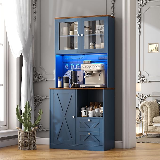71" Tall Coffee Bar Cabinet by CBBPET