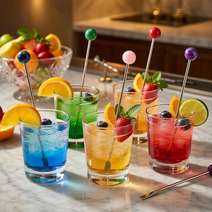 Homestia 6PCS 8.6" Stainless Steel Coffee Stirrers - Image 7