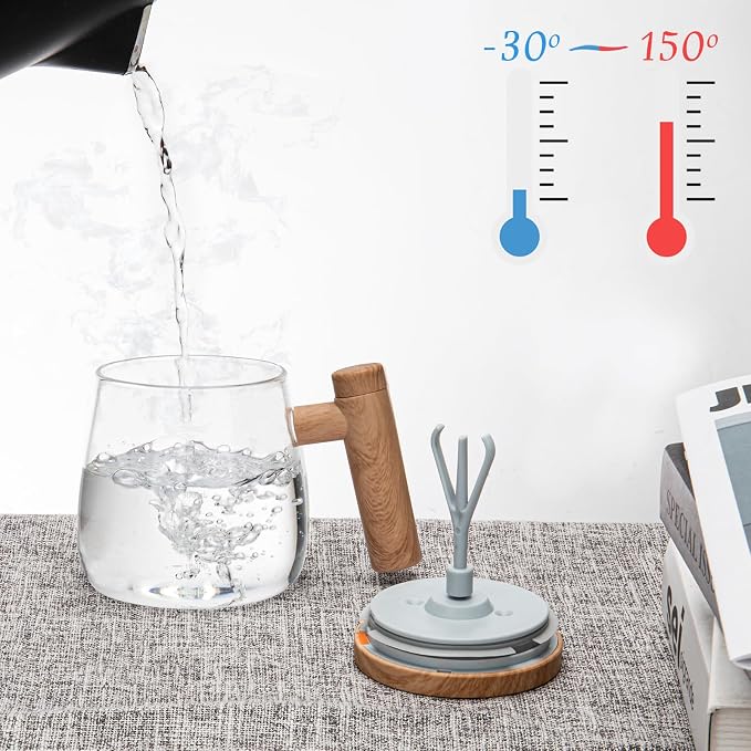 Electric Self Stirring Coffee Mug, 400ml High Speed Mixing Cup - Image 3