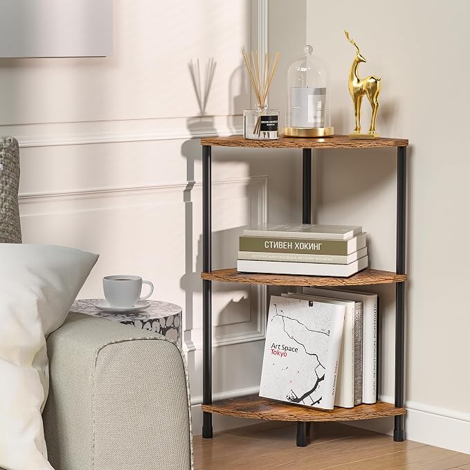 Corner Plant Stand Shelf, 3 Tier Small Shelf Plant Stand - Image 4