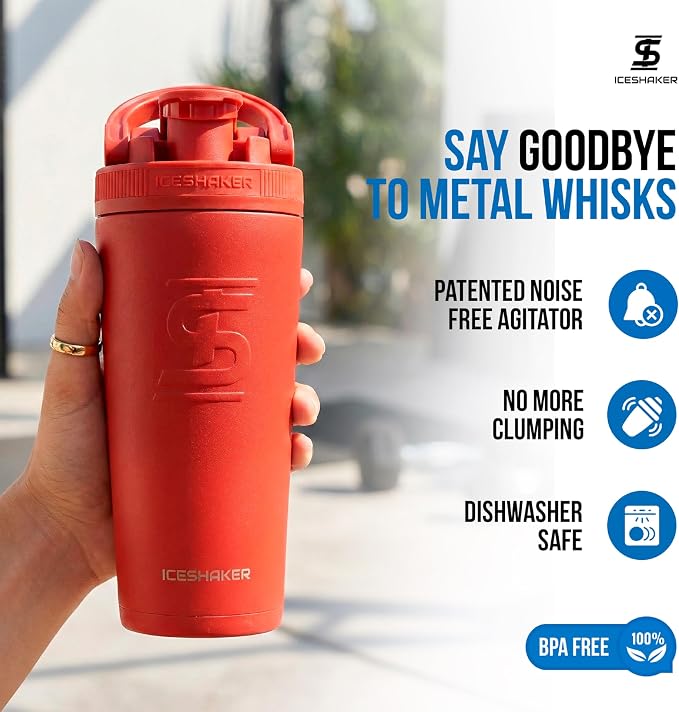 Ice Shaker Insulated Stainless Steel Shaker Bottle | 26oz - Image 4