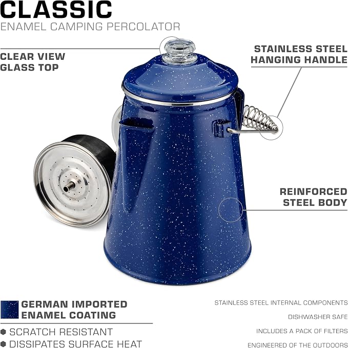 COLETTI Classic Percolator Coffee Pot — The Most Nostalgic Camping Coffee Pot - Image 5