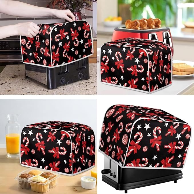 doginthehole Christmas Decor Blender Covers and Toaster Cover 2 Slice Candy - Image 2