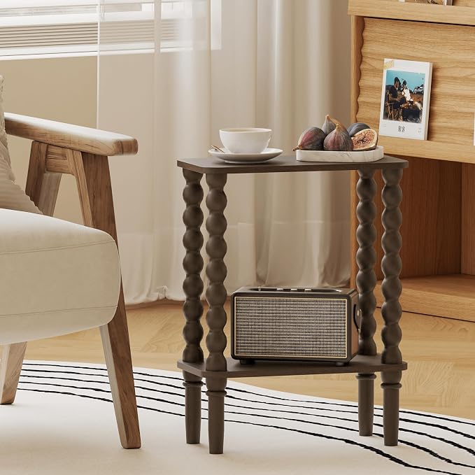 Veegle Narrow Side Table, Small End Table - Image 6