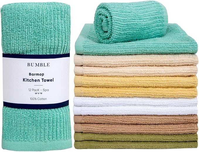 Bumble Deluxe Bar Towels | 16” x 19” Premium Bar Mop by BumbleTowels