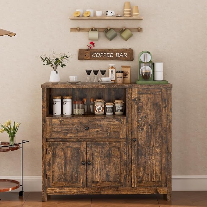 Viaozutis Coffee Bar Cabinet - Image 2