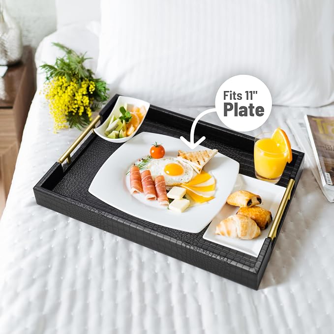 ATZYmolin 17" x 12" Wood Serving Tray - Image 4