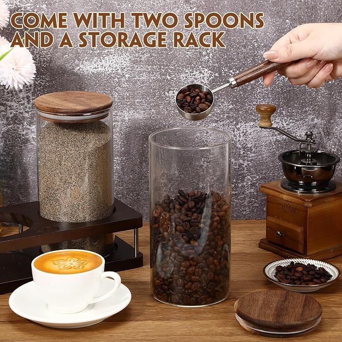 Suclain Glass Coffee Grounds Container - Image 4