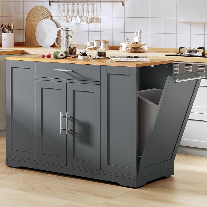 YITAHOME 53 inch Large Rolling Kitchen Island by YITAHOME