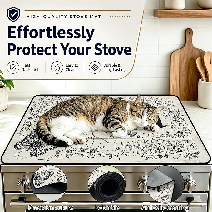 Multi-Design Stove Top Cover for Glass/Electric Stoves, 3-in-1 Counter - Image 5