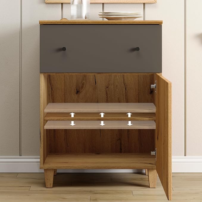 WAMPAT Buffet Cabinet with Drawer and Door - Image 5