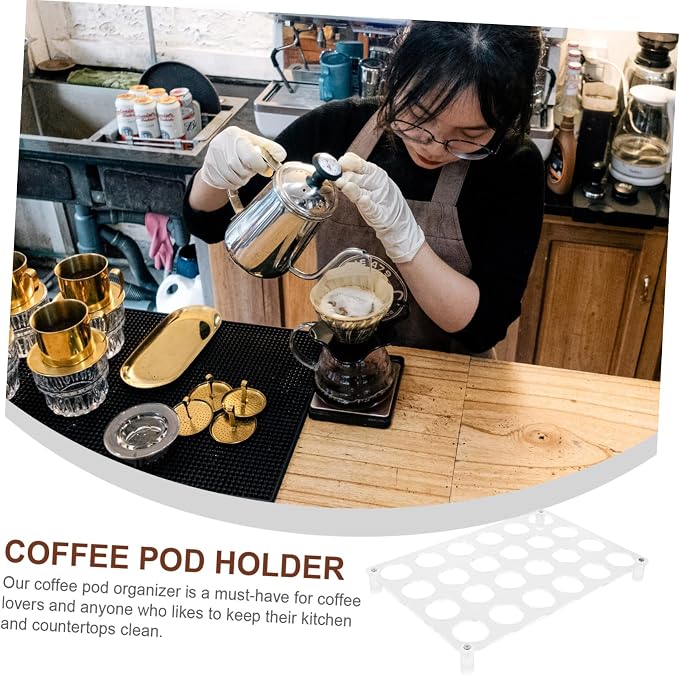 Coffee Storage Rack Transparent Organizer - Image 9