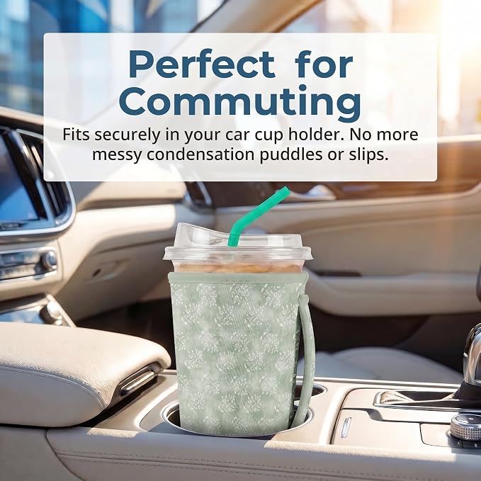 Artsocket 3 Pack Reusable Iced Coffee Sleeve - Image 5