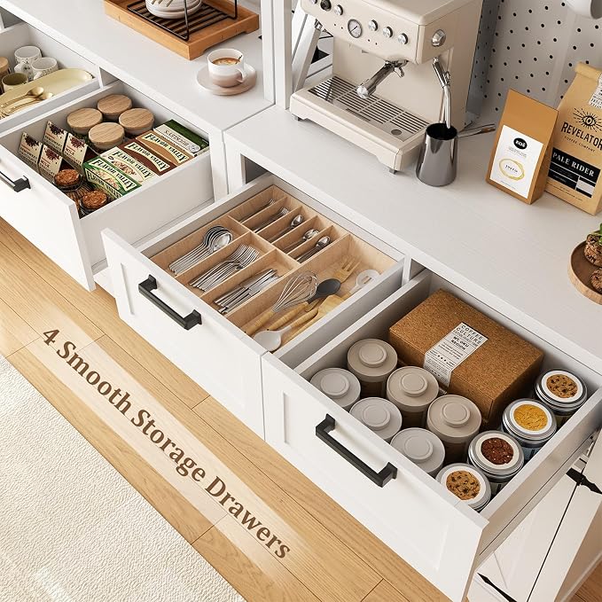 Unikito 71" Tall Kitchen Pantry Storage Cabinet - Image 8