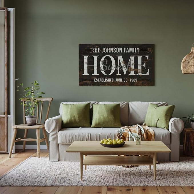 IPIC - Custom Canvas Family Wall Art, Personalized Farmhouse Canvas Wall Decor - Image 2