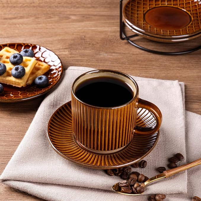 GBhome 6OZ Stackable Coffee Mugs - Image 6