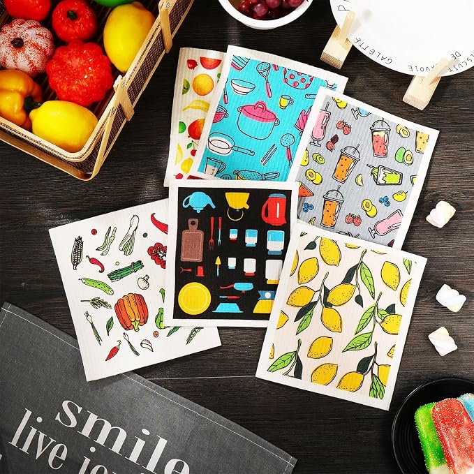 Remagr 18 Pcs Swedish Kitchen Dish Towels - Image 5