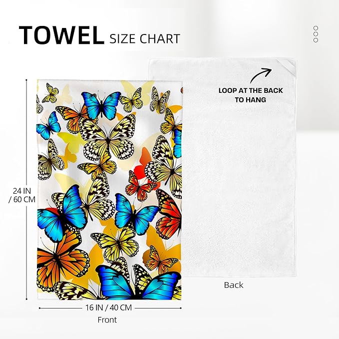 Butterfly Kitchen Dish Towels - Image 2