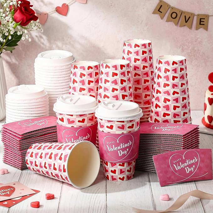 Lallisa 50 Pack 16 oz Mother's Day Disposable Coffee Cups - Image 4