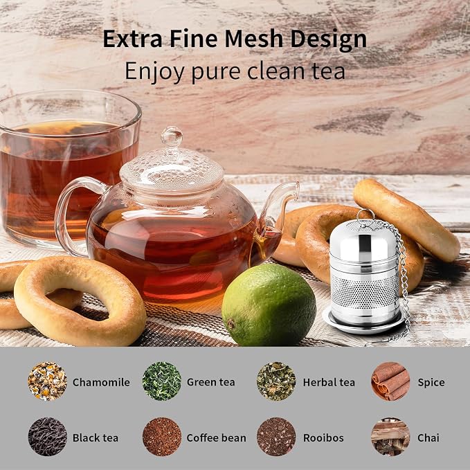 Fri4Free 2PCS Tea Infuser Strainer - Image 3