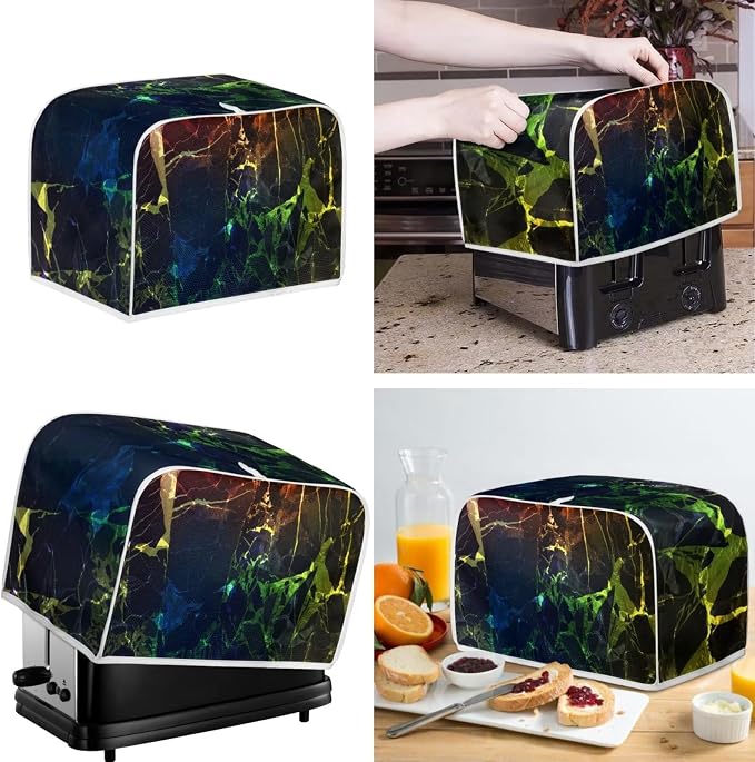 doginthehole Marble Blender & Toaster Cover, Bakeware Protector, Kitchen - Image 2