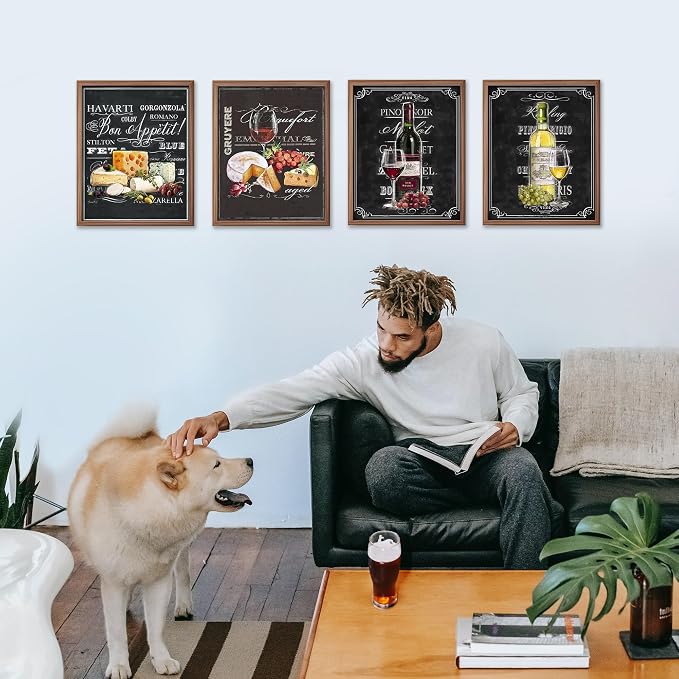 AMERICAN LUXURY GIFTS Wine & Cheese Varieties Chalkboard Replica - Image 2