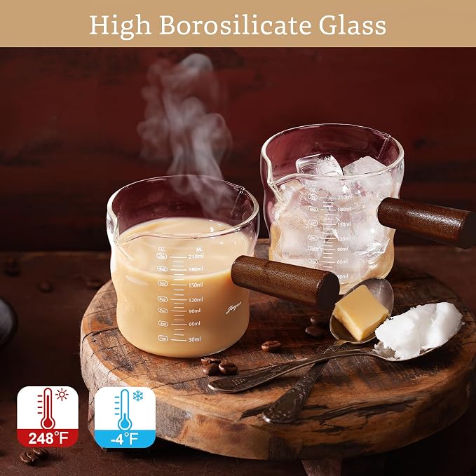 Joeyan Espresso Measuring Cup, Espresso Shot Cups, Glass Measuring Cup - Image 4