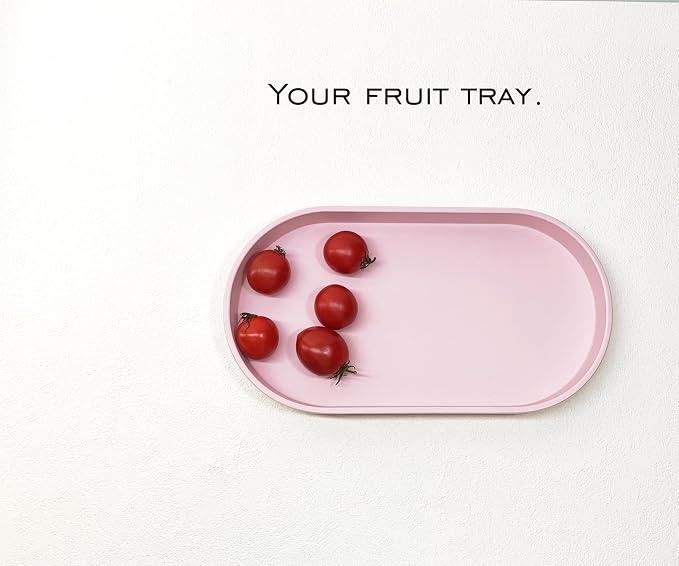 Pink Small Tray, Oval Tray | for Bathtub Bathroom Vanity Items, Countertop - Image 5