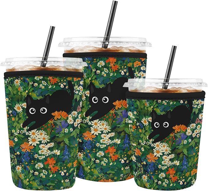 Iced Coffee Sleeve Reusable Cup Sleeves by Unknown