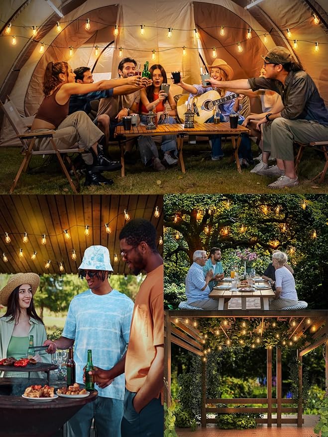 Svater Outdoor String Lights 150 FT, Patio Lights - Image 4