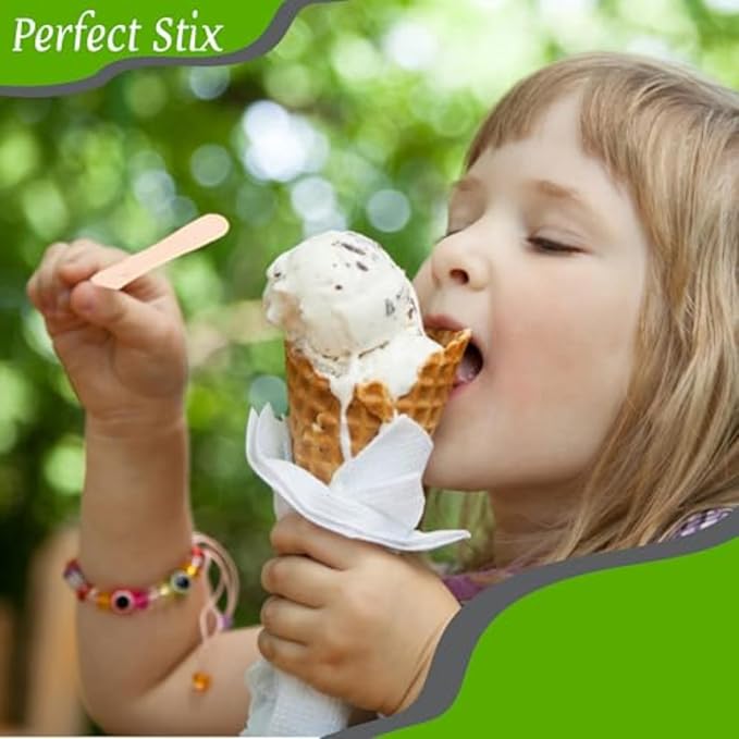 Perfect Stix - PS300BA-1000 Wooden Taster Spoons 3.5" Length Plain - Image 7