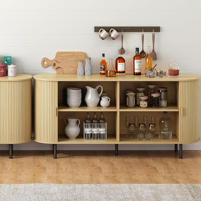 ONBRILL 63" Sideboard Buffet Cabinet - Image 8