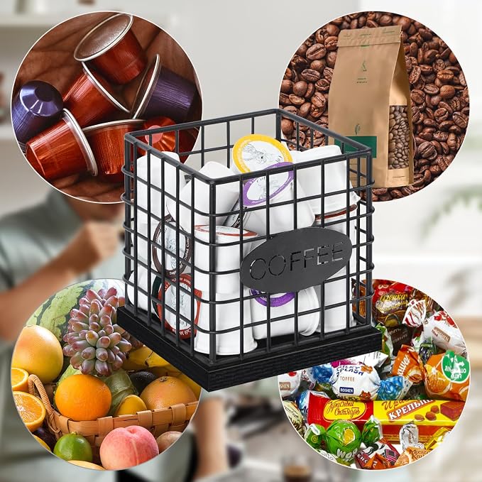 YINMIT K Cup Holder Organizer, Sturdy Coffee Pod Holder Organizer, 35 Kcup - Image 7