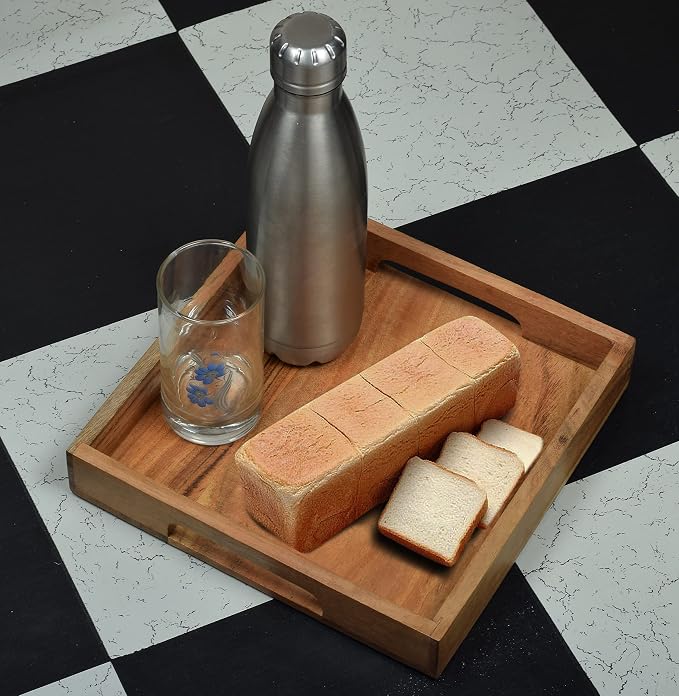Samhita Acacia Wood Serving Tray - Image 5