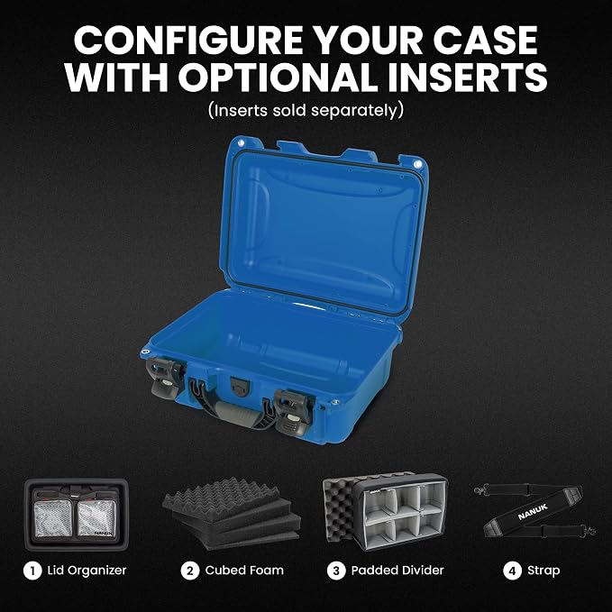 NANUK 915 Empty Hard Case, IP67 Waterproof, Dustproof and Impact Resistant - Image 3