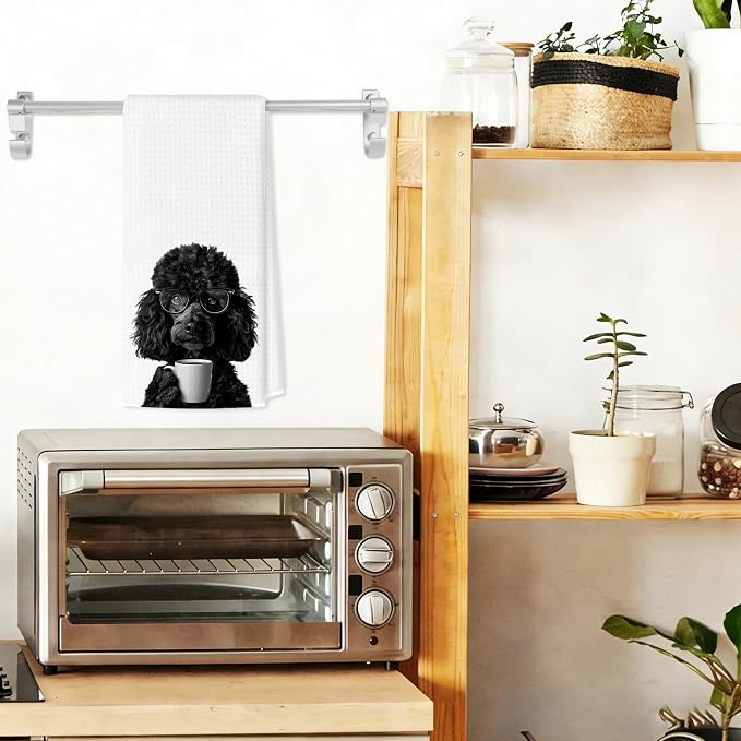 Funny Labradoodle Kitchen Towels, Dog Kitchen Accessories, Dog Chef Gifts - Image 3
