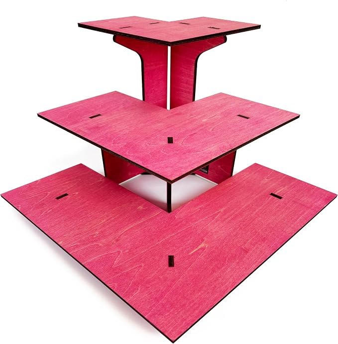 3-Tier Corner Retail Table Display Stand by TORCHEDDISPLAYS