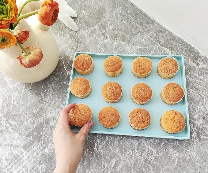 Blue Serving Tray for Gathering Small Items | Serving Accessory, Perfume and - Image 2
