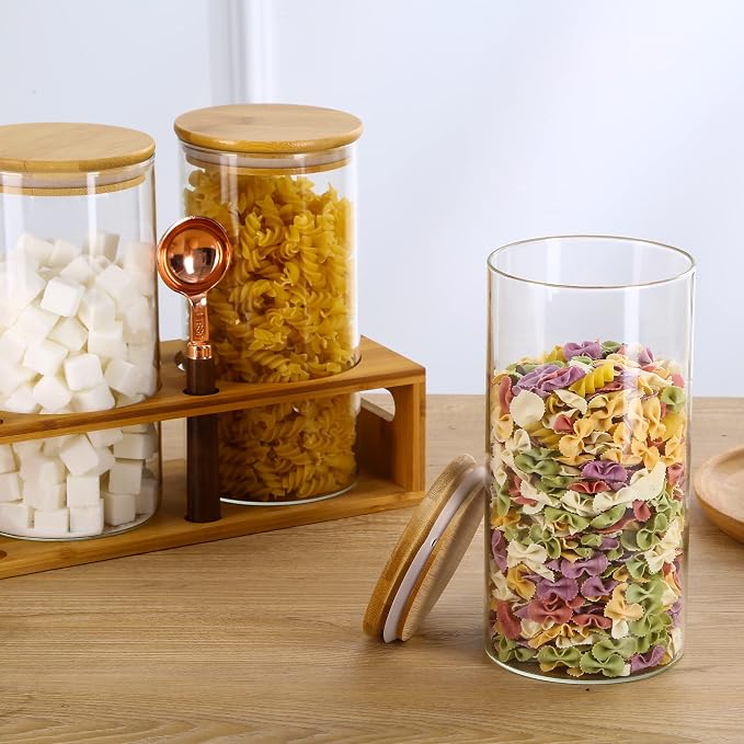 ZOMUIA Glass Coffee Containers Airtight Coffee Bean Storage Canisters - Image 8