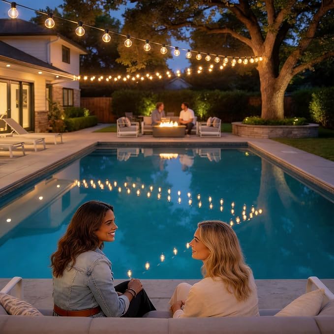 RTTY Outdoor String Lights 100 FT, Patio Light - Image 7